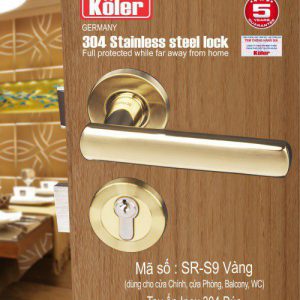 Tay ốp Inox 304 đúc _ SR-S9 Vàng