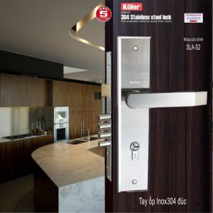Tay ốp Inox 304 đúc _ SLA-S2 khóa cửa chính