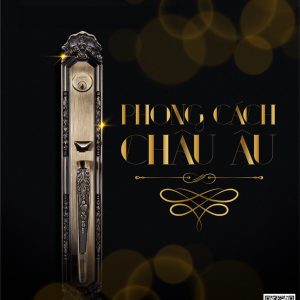 Khóa Cửa Đại Sảnh AS2031-10-21 _ Màu Đồng Xước Xanh