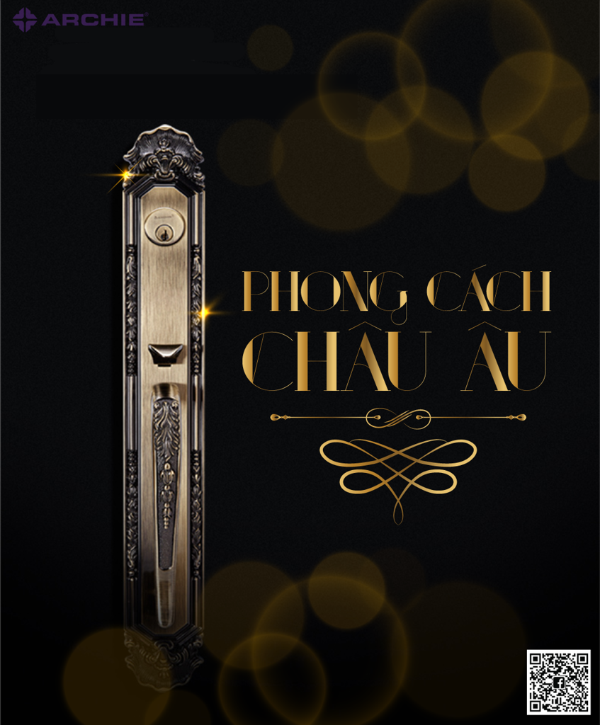 khóa đồng cửa đại archie