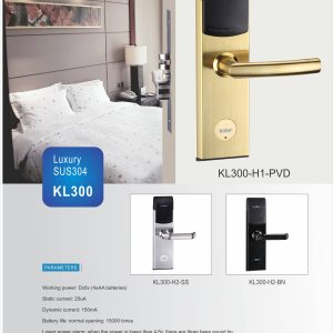 KHÓA KHÁCH SẠN KOLER KL300-PVD